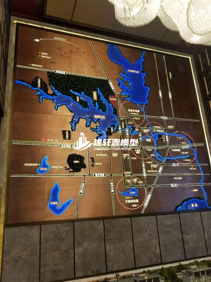 法库区域壁挂模型制作