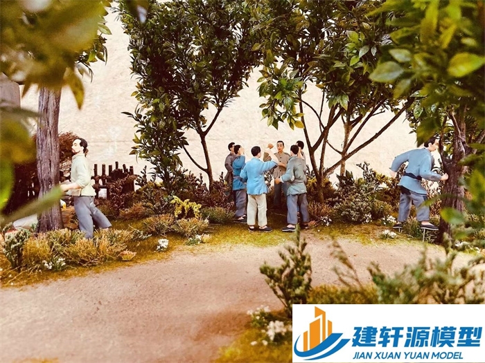 法库径山·中共临余工委建立场景模型